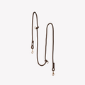 'Brown' - Hands Free Braided Leash