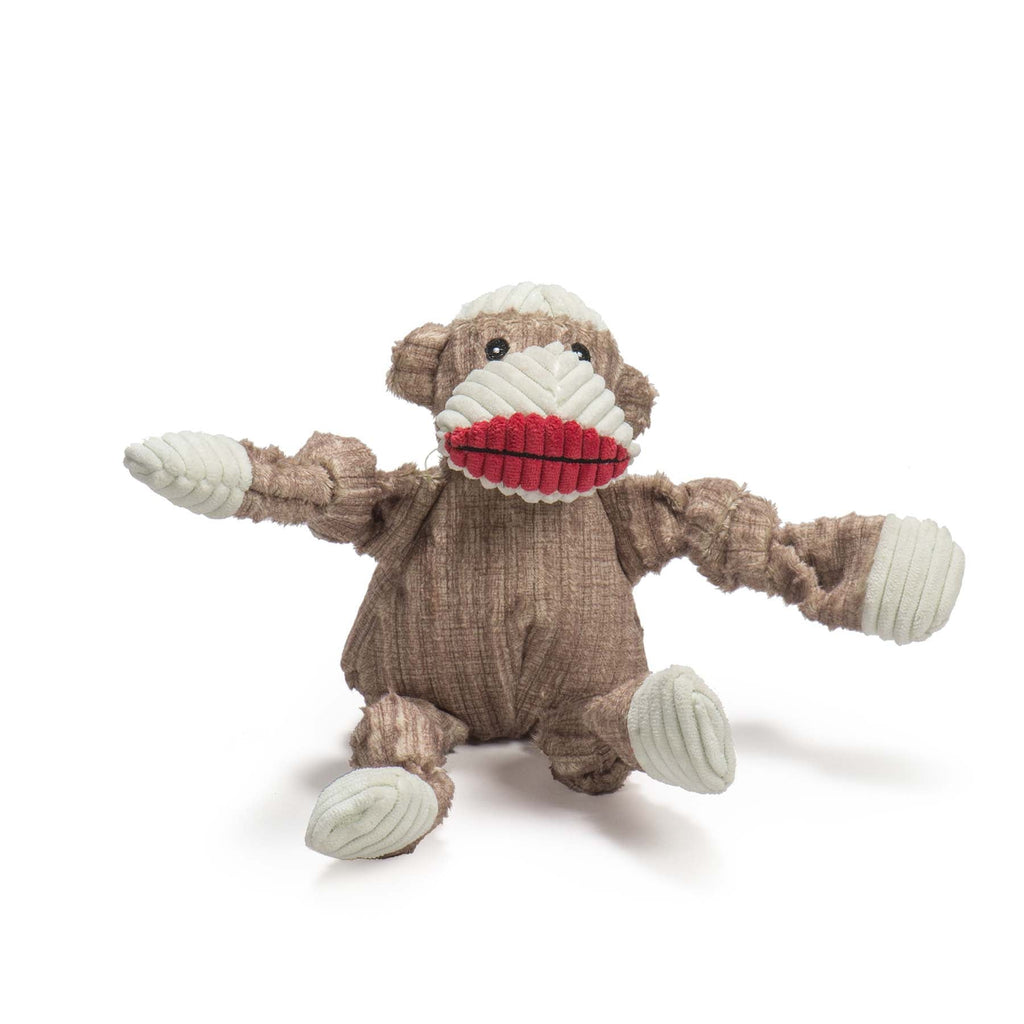 Stuey Sock Monkey Knottie®  Plush Dog Toy
