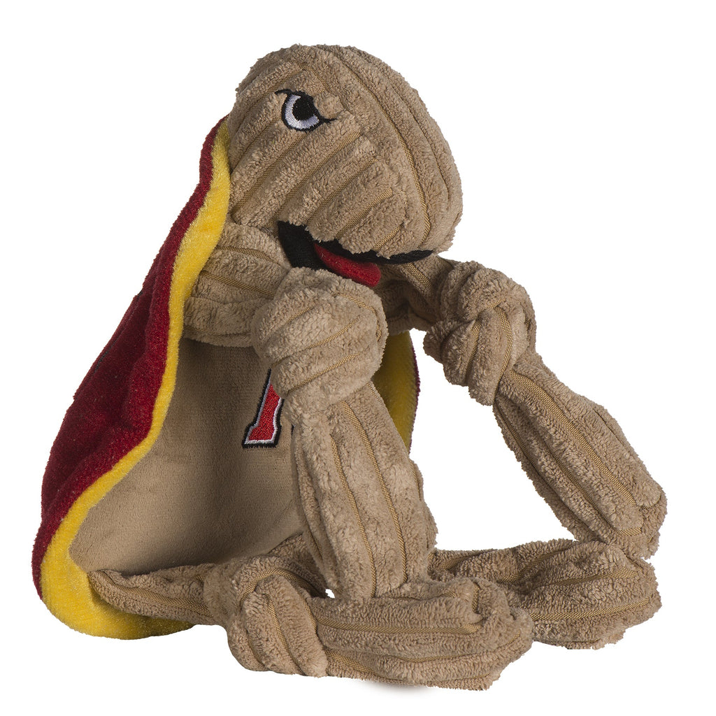 NCAA University of Maryland - Testudo the Terrapin Knottie® Plush Dog Toy
