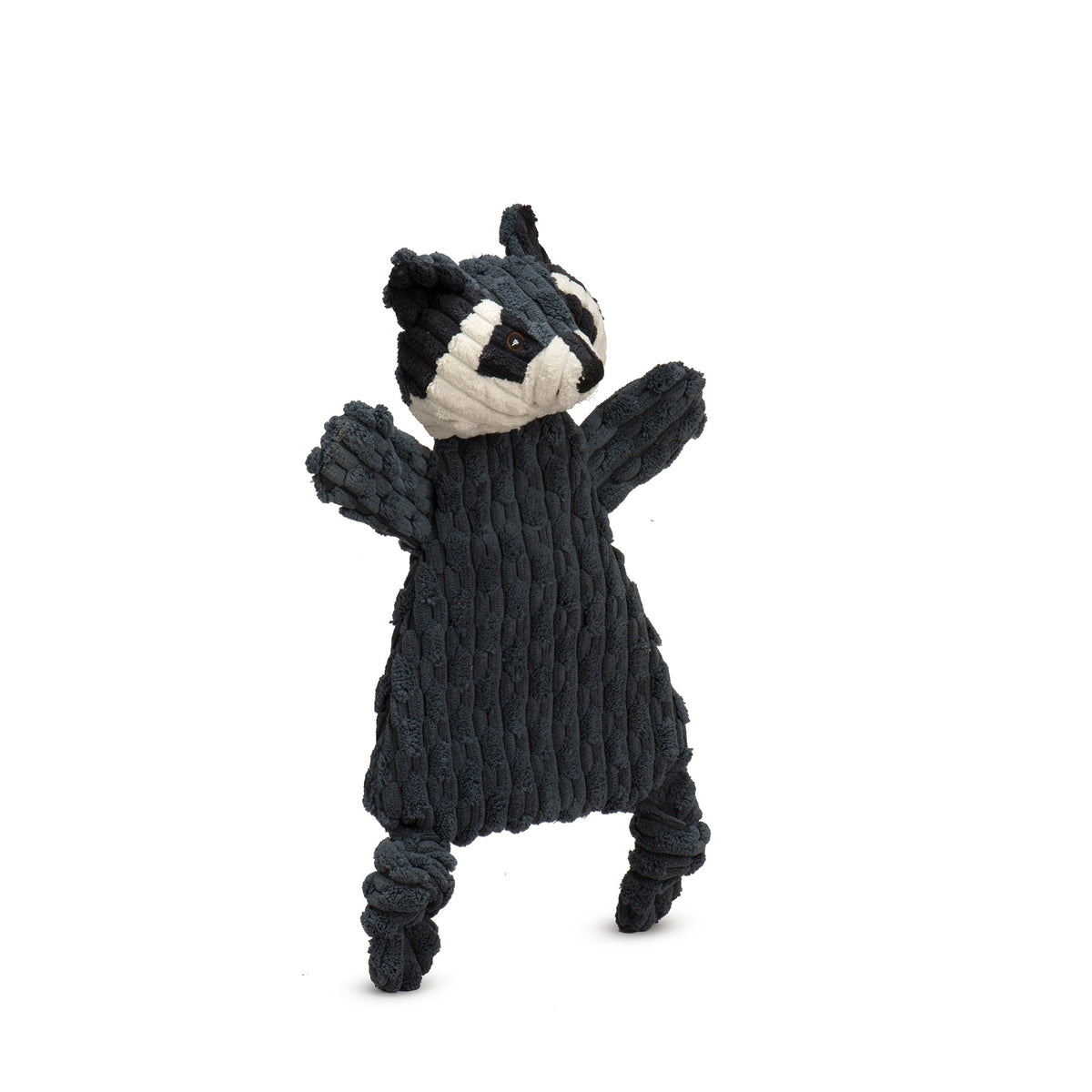 Reggie Raccoon HuggleFlatties™ Durable Plush Dog Toy