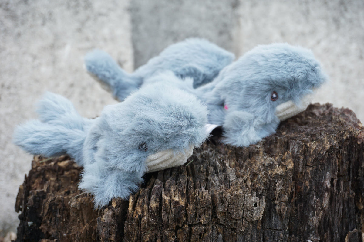 Mobie Whale Wee Huggles® Plush Dog Toys, 3 Pack