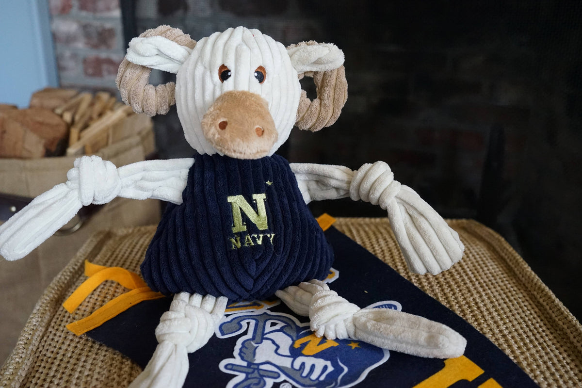 NCAA U.S. Naval Academy, Bill the Goat Knottie® Plush Dog Toy