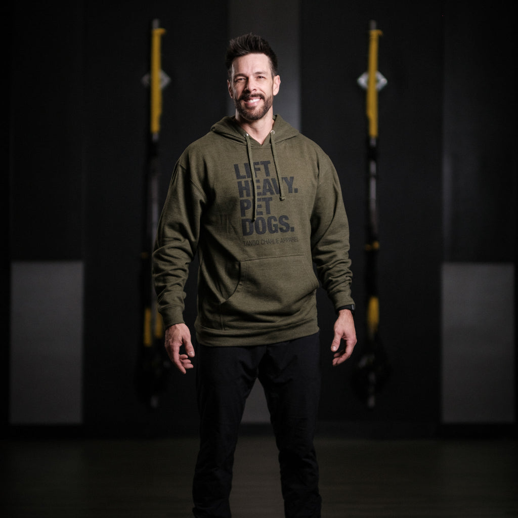 Lift Heavy. Pet Dogs. - Hoodie