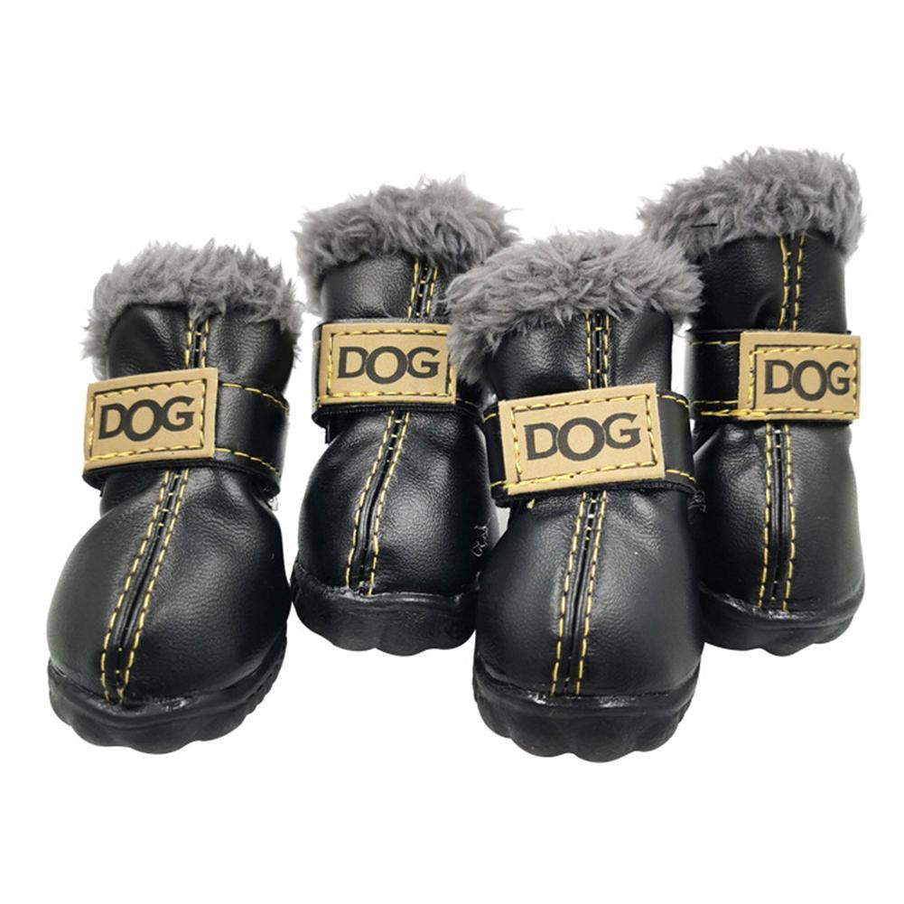 Dog Australia Waterproof Fleece-Lined Warm Dog Snow Boots