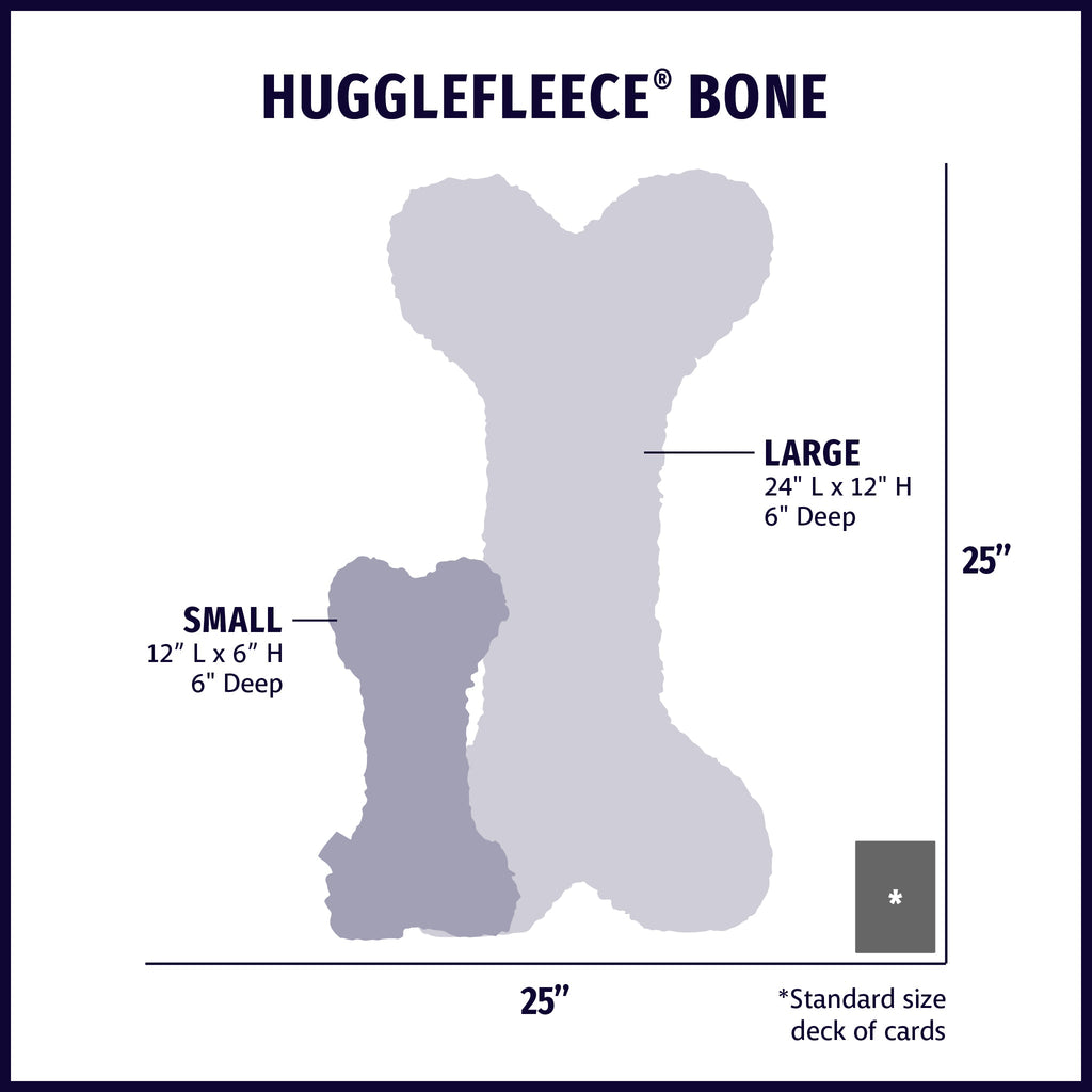 HuggleHug™ Lavender Bone & 2oz Calming Spray Dog Toy Set