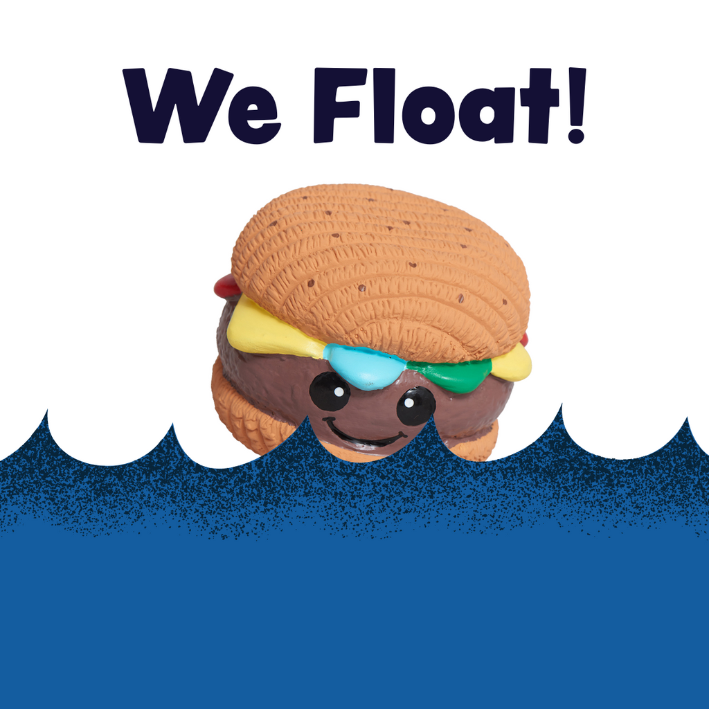 Big Buns Foodies Hamburger Ruff-Tex® Latex Ball Dog Toy