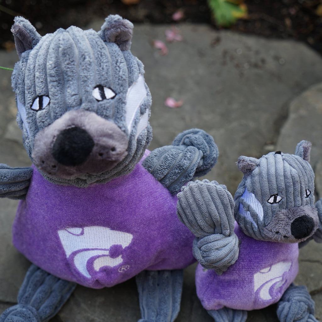 NCAA Kansas State University, Willie the Wildcat Knottie® Plush Dog Toy