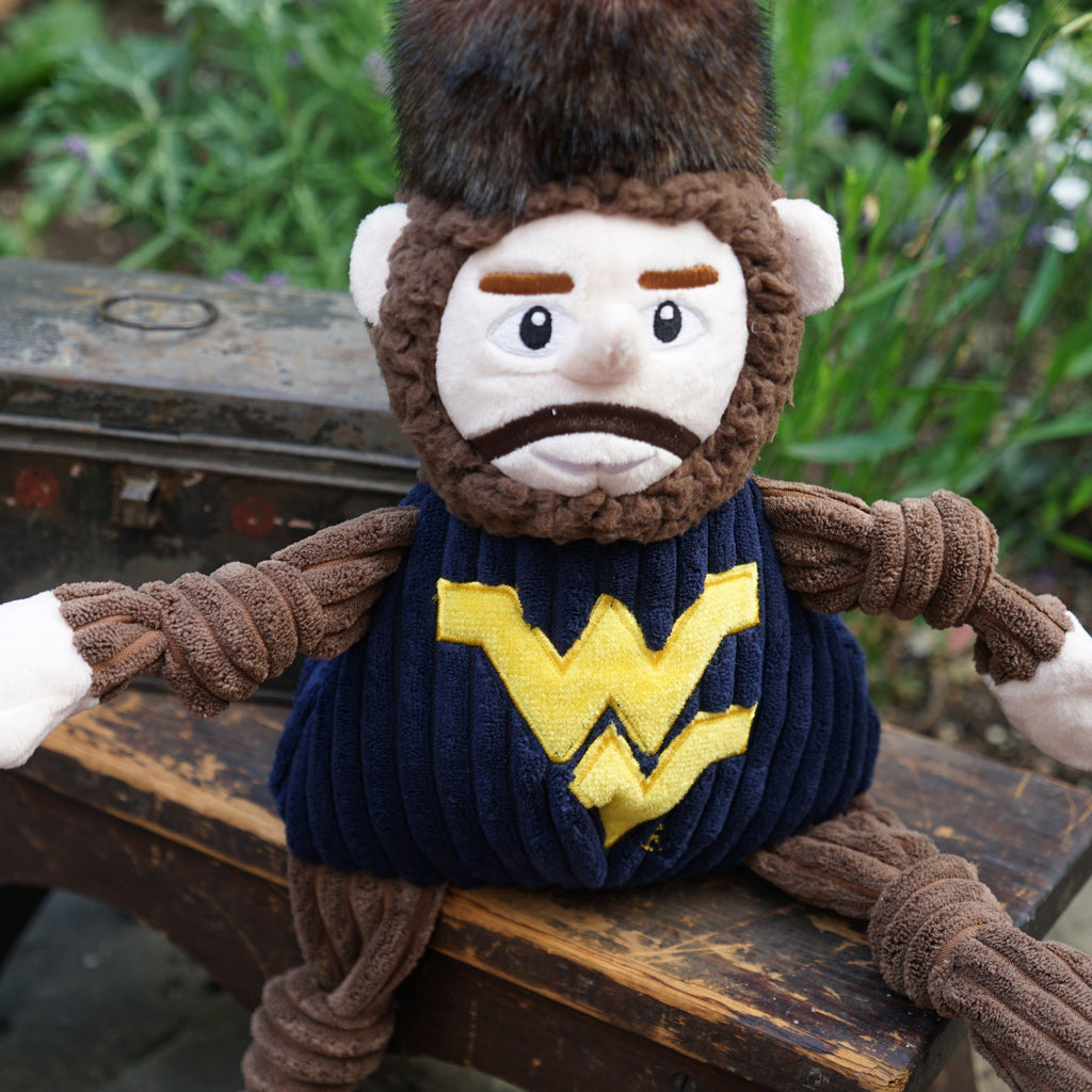 NCAA West Virginia University, Mountaineer Knottie® Plush Dog Toy