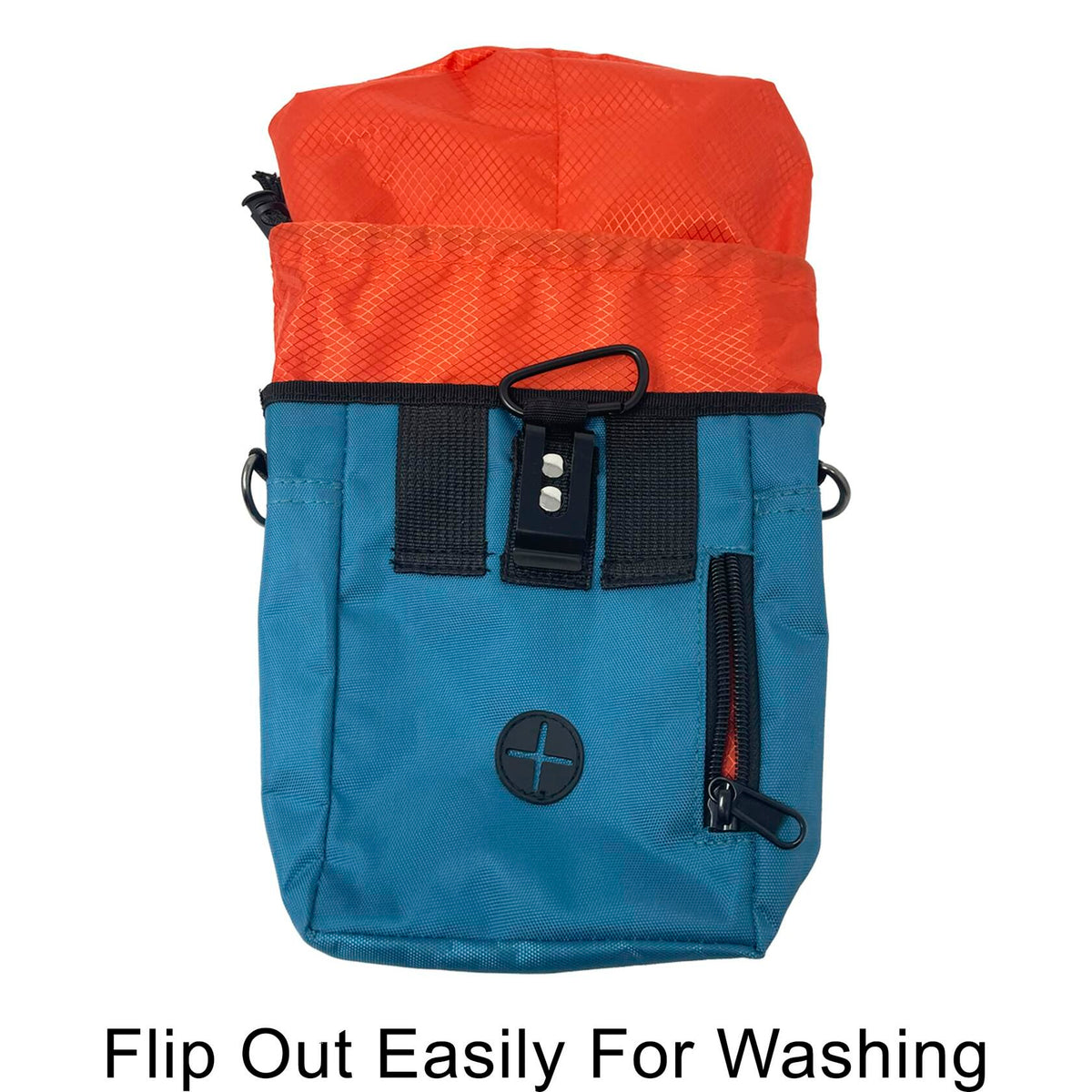 Jalousie Dog Training Pouch with Clicker & Water Bowl 5 Ways to Wear Grey